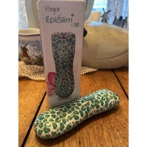 Epi Slim e 18 Tweezers Emjoi Epilator Delicate Skin Battery Mini Leopard Animal